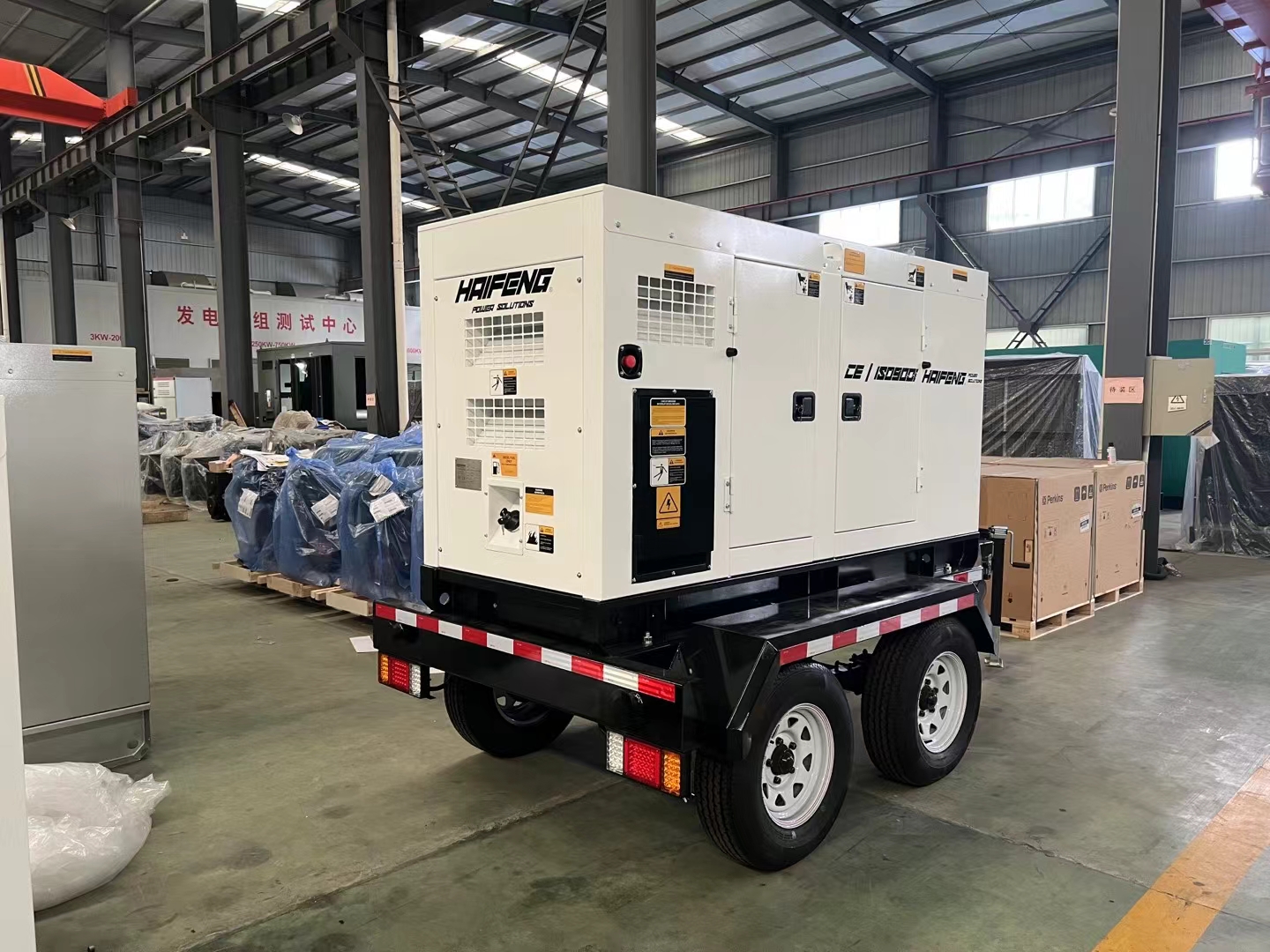 MOBILE SILENT GENERATOR SET